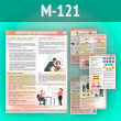 Плакаты «Охрана труда на объекте» (М-121, ламинированная бумага, А3, 6 листов)